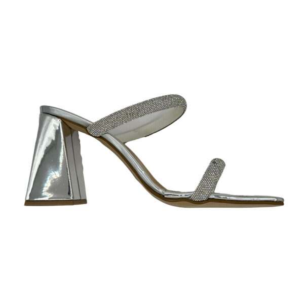 Silver High Heels